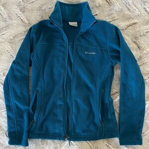Columbia Women's Teal Zip-Up Fleece Jacket